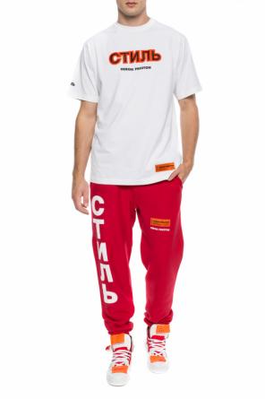 T-shirt z nadrukowanym logo, zdjęcie 2 T-shirt z nadrukowanym logo od Heron Preston